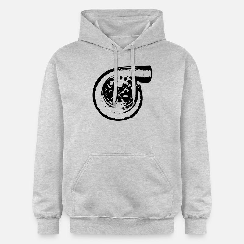 Turbo - Sweat à capuche Softstyle® Gildan Unisexe - gris clair chiné