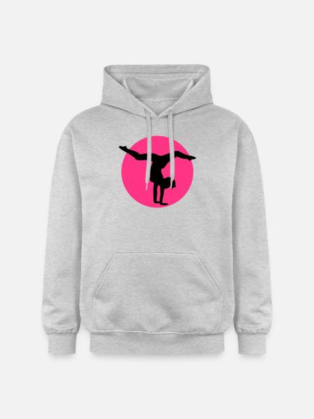 bodenturnen_f2 - Gildan Unisex Softstyle® Midweight Hoodie - light heather grey