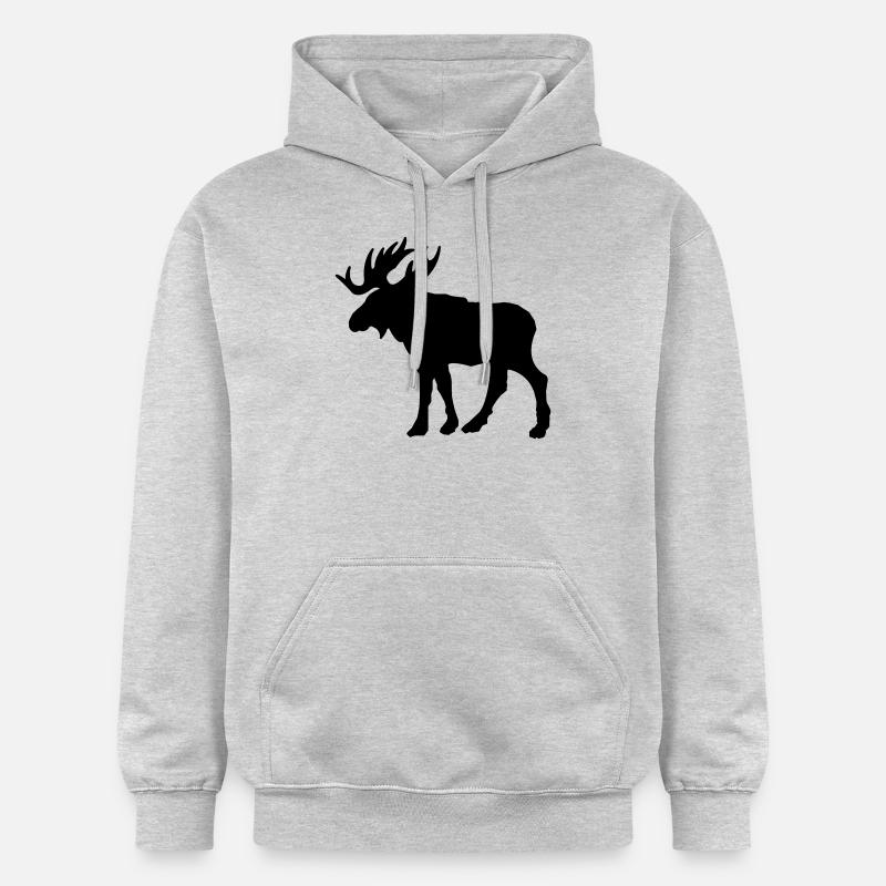 elch - Sweat à capuche Softstyle® Gildan Unisexe - gris clair chiné