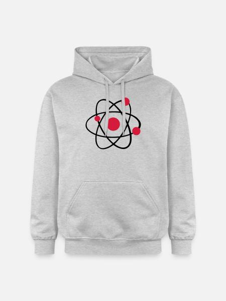 Atom - Gildan Unisex Softstyle® Midweight Hoodie - Hellgrau meliert