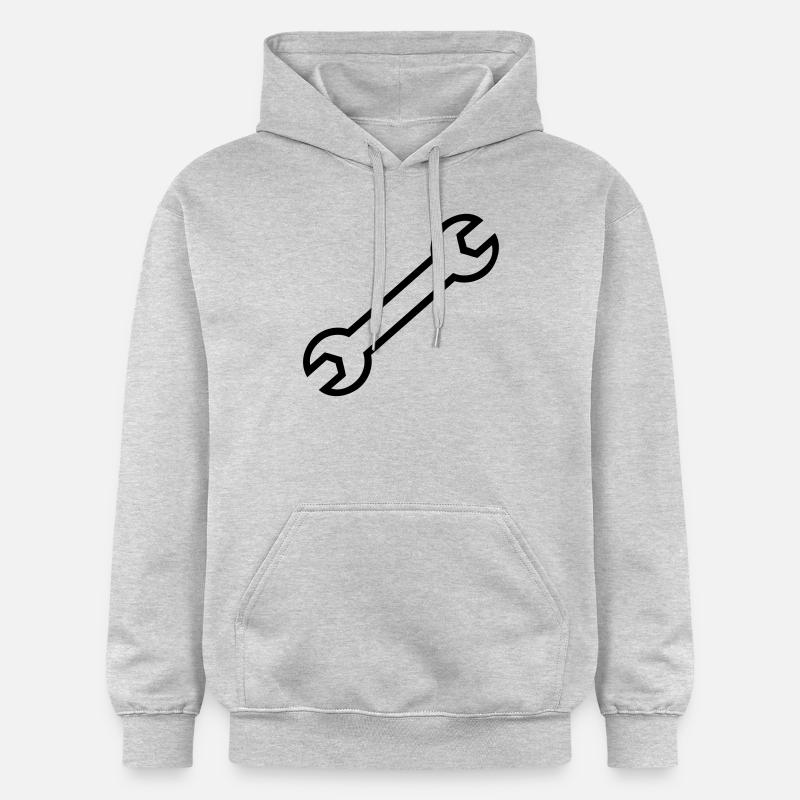 Clé - Sweat à capuche Softstyle® Gildan Unisexe - gris clair chiné