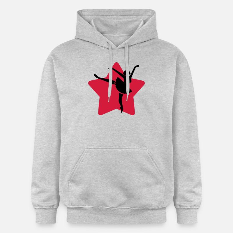 Danse Danseur Danseuse Ballet Opéra - Sweat à capuche Softstyle® Gildan Unisexe - gris clair chiné