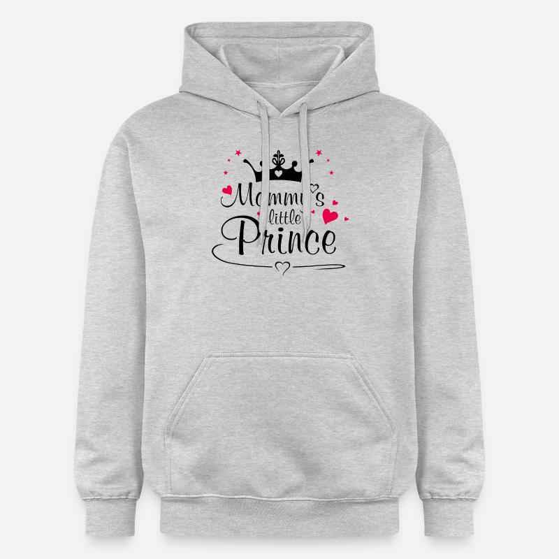 Le prince de maman - Sweat à capuche Softstyle® Gildan Unisexe - gris clair chiné