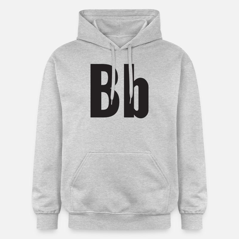 Point (B) - Sweat à capuche Softstyle® Gildan Unisexe - gris clair chiné