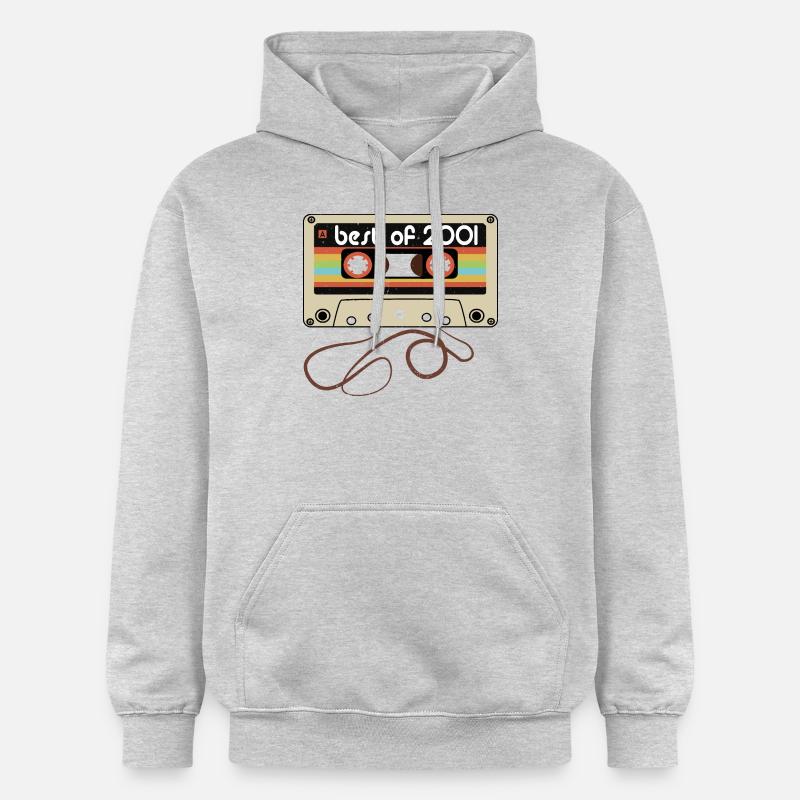 Millésime légendaire 2001 - Sweat à capuche Softstyle® Gildan Unisexe - gris clair chiné