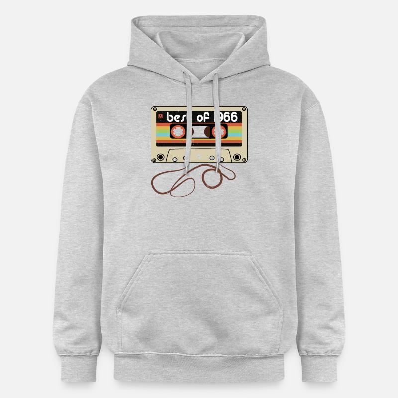 Millésime légendaire 1966 - Sweat à capuche Softstyle® Gildan Unisexe - gris clair chiné