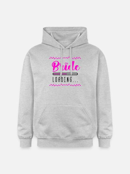 Bride Loading - Gildan Unisex Softstyle® Midweight Hoodie - light heather grey