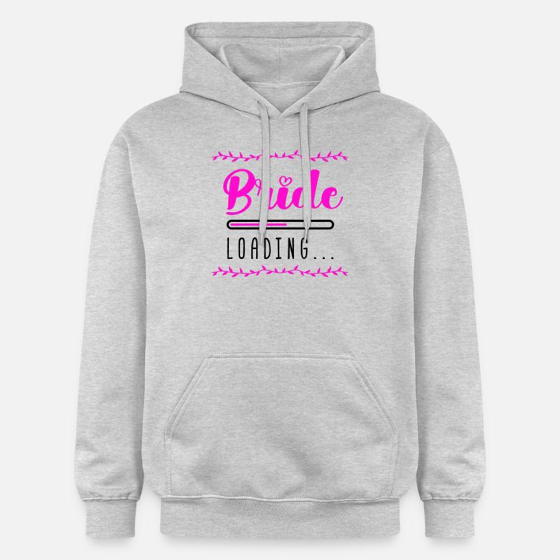 Chargement de la mariée - Sweat à capuche Softstyle® Gildan Unisexe - gris clair chiné