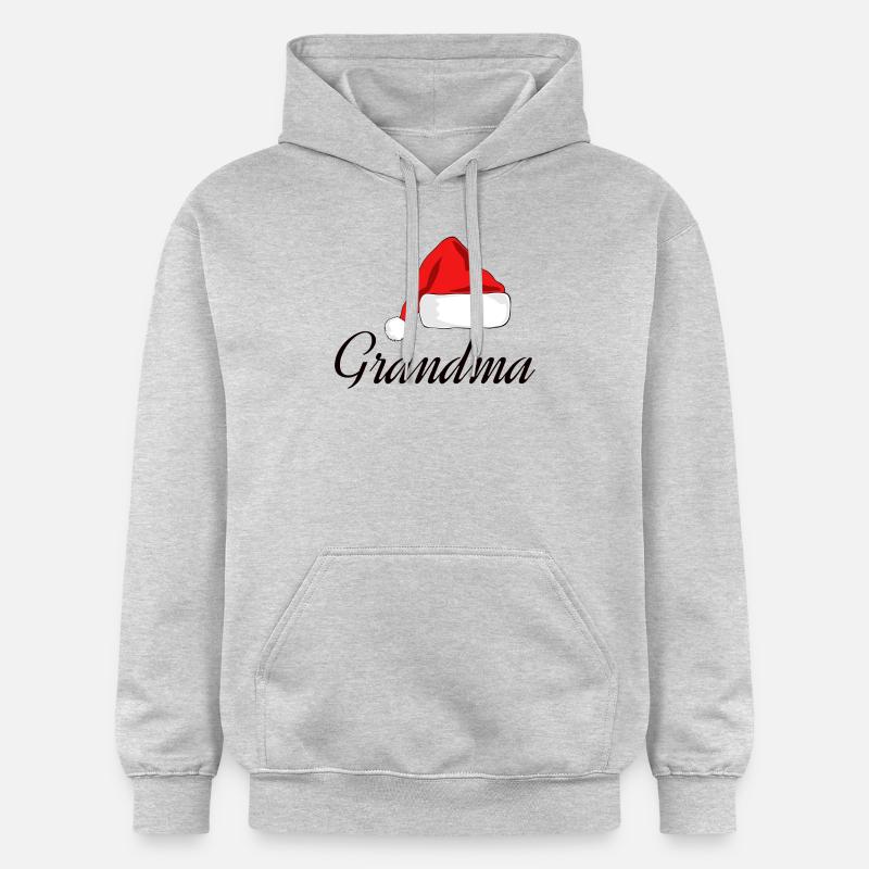 Grandma Christmas - Sweat à capuche Softstyle® Gildan Unisexe - gris clair chiné