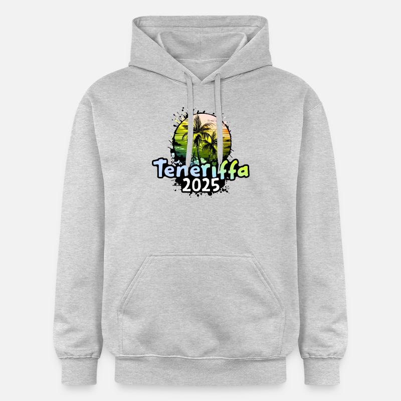 Ténérife 2025 - Sweat à capuche Softstyle® Gildan Unisexe - gris clair chiné