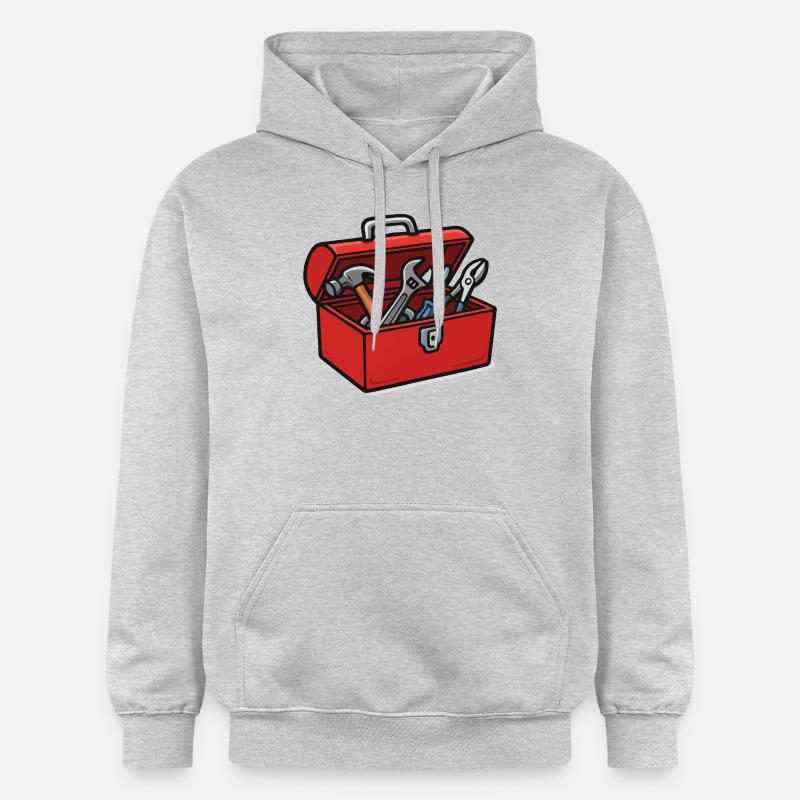 toolbox - Sweat à capuche Softstyle® Gildan Unisexe - gris clair chiné