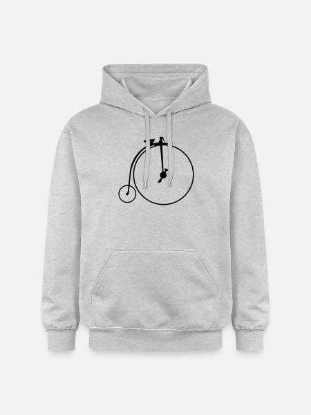 bicycle_1868_g1 - Gildan Unisex Softstyle® Midweight Hoodie - light heather grey