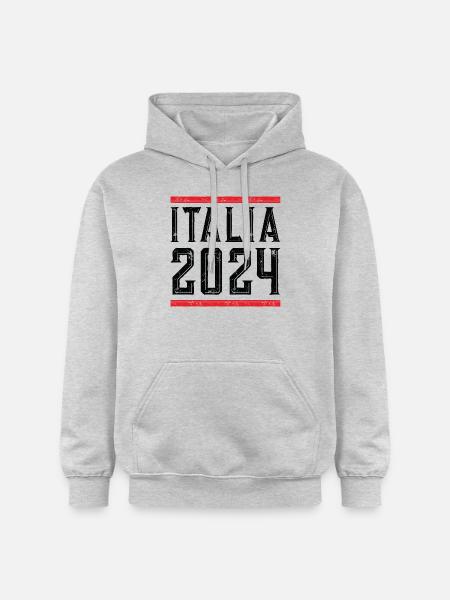 Italia 2024 - Gildan Unisex Softstyle® Midweight Hoodie - light heather grey