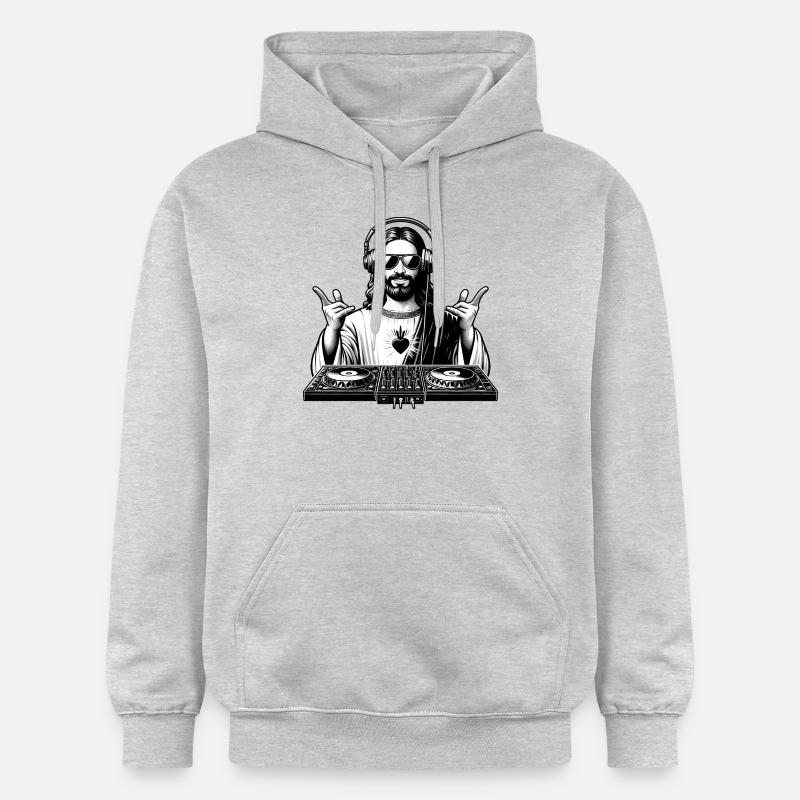 Jésus moderne - Sweat à capuche Softstyle® Gildan Unisexe - gris clair chiné