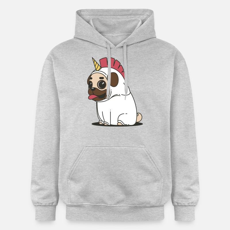 A91AE86B 755E 493D A5CC F9B05F31059A - Sweat à capuche Softstyle® Gildan Unisexe - gris clair chiné