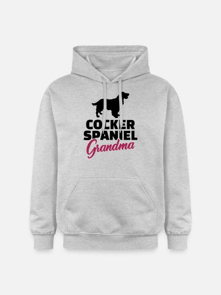 Cocker Spaniel - Gildan Unisex Softstyle® Midweight Hoodie - light heather grey