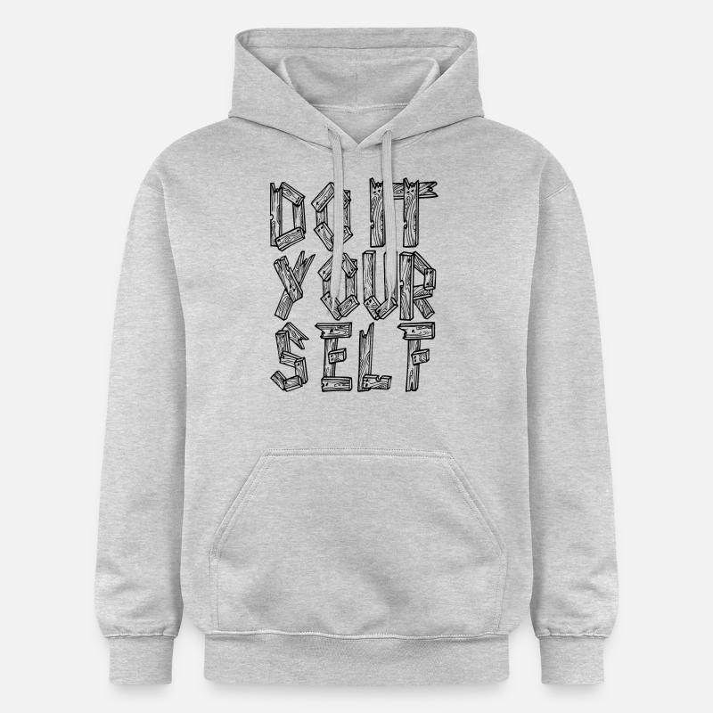 BRICOLAGE - faites-le vous-même - Sweat à capuche Softstyle® Gildan Unisexe - gris clair chiné