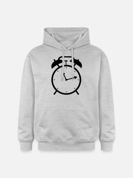 Alarm clock - Gildan Unisex Softstyle® Midweight Hoodie - light heather grey