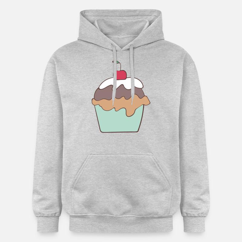 Petit gâteau - Sweat à capuche Softstyle® Gildan Unisexe - gris clair chiné
