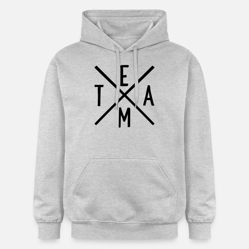 équipe - Sweat à capuche Softstyle® Gildan Unisexe - gris clair chiné