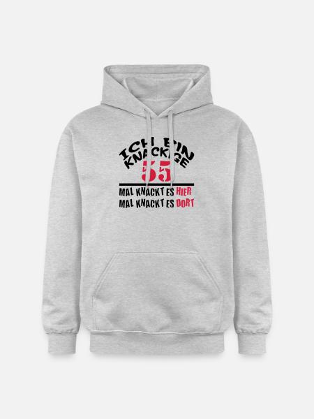 knackige_55 - Sweat à capuche Softstyle® Gildan Unisexe - gris clair chiné