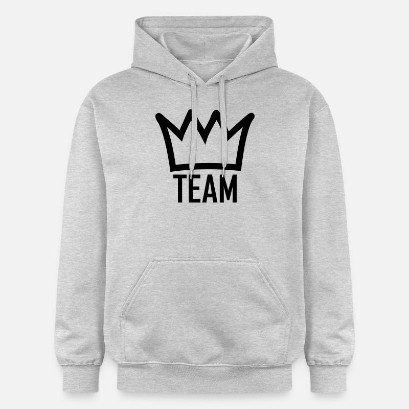 team - Sweat à capuche Softstyle® Gildan Unisexe - gris clair chiné