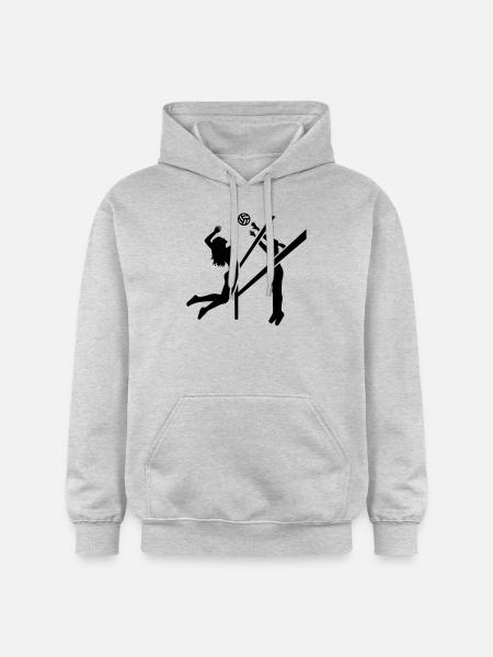 Volleyball - Gildan Unisex Softstyle® Midweight Hoodie - light heather grey