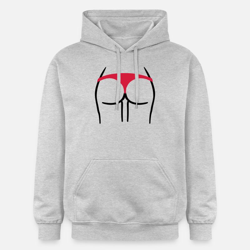 Cul - Sweat à capuche Softstyle® Gildan Unisexe - gris clair chiné