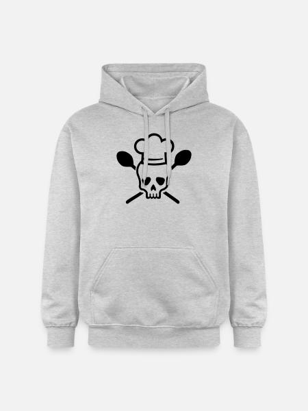 Cuisinier - Sweat à capuche Softstyle® Gildan Unisexe - gris clair chiné