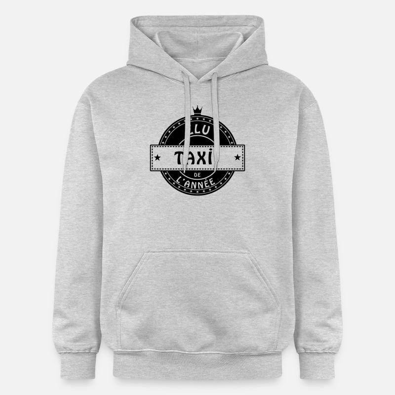 elu taxi de l'année - Sweat à capuche Softstyle® Gildan Unisexe - gris clair chiné