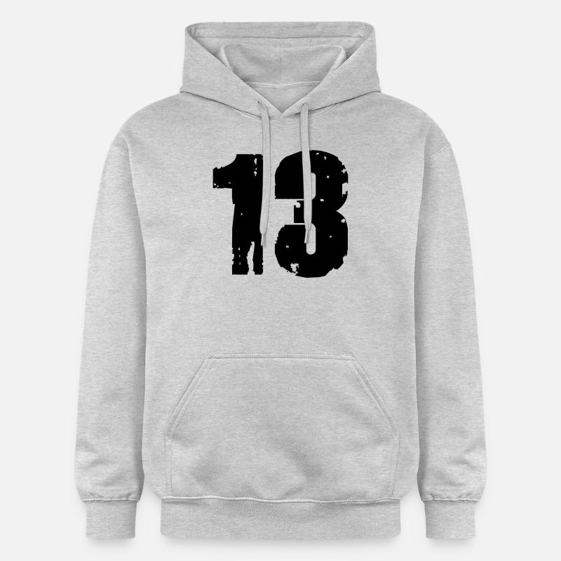 13 - Sweat à capuche Softstyle® Gildan Unisexe - gris clair chiné