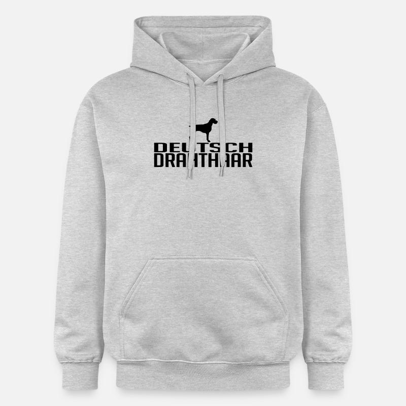 GERMAN race Drahthaar - Sweat à capuche Softstyle® Gildan Unisexe - gris clair chiné