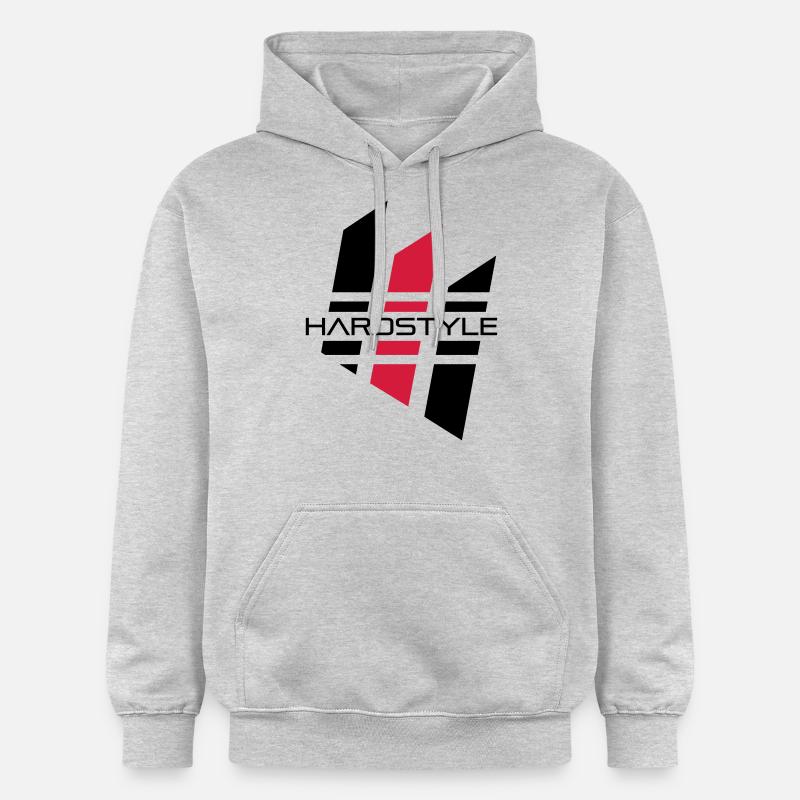 hardstyle_04 - Sweat à capuche Softstyle® Gildan Unisexe - gris clair chiné