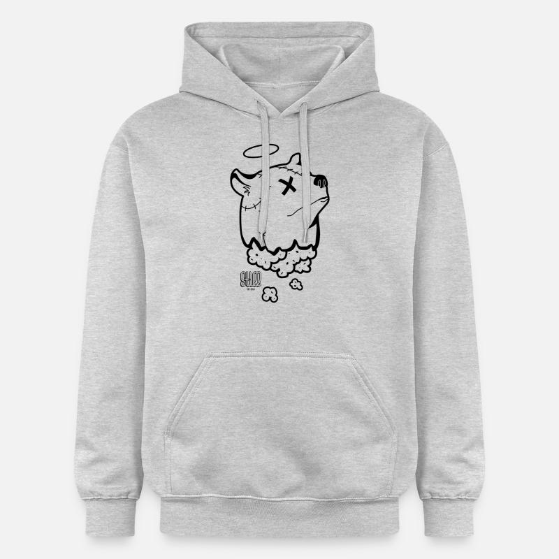 TEDDY BEAR - Sweat à capuche Softstyle® Gildan Unisexe - gris clair chiné