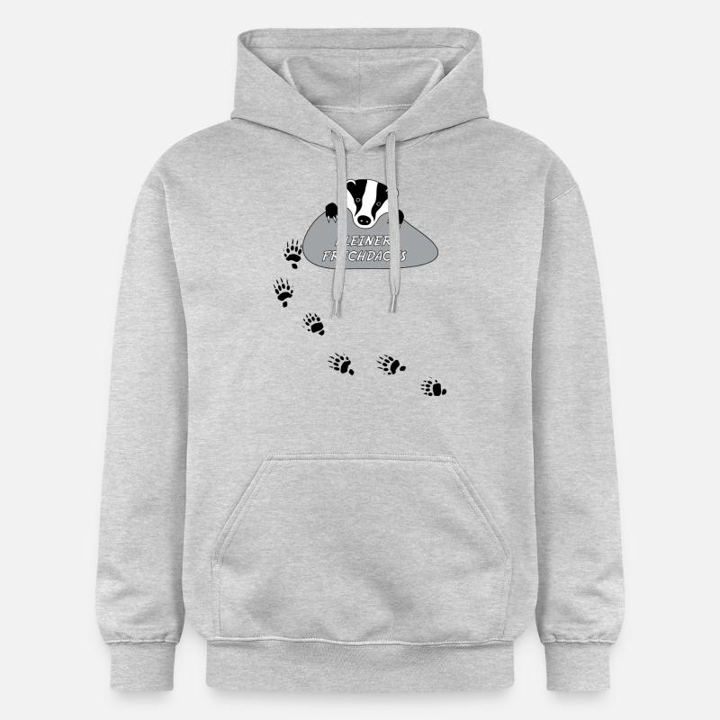 petites Frechdachs harcèlent effronté piste - Sweat à capuche Softstyle® Gildan Unisexe - gris clair chiné