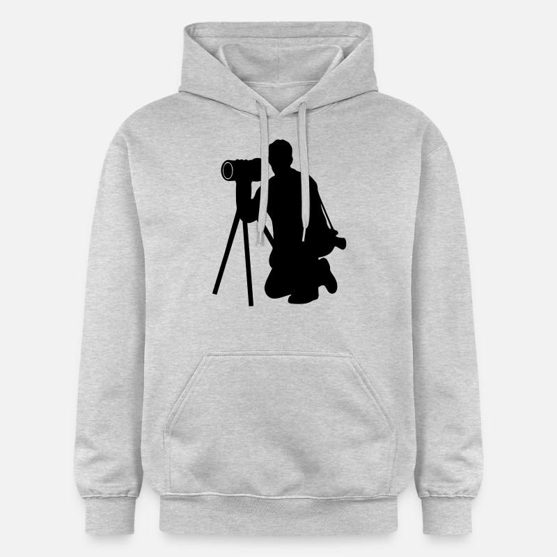 photographer - Sweat à capuche Softstyle® Gildan Unisexe - gris clair chiné
