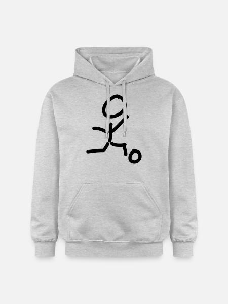 fußball - Gildan Unisex Softstyle® Midweight Hoodie - Hellgrau meliert