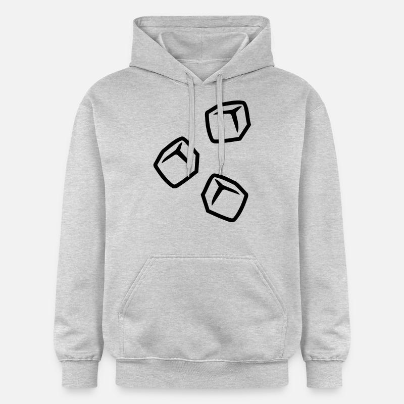 Cube de glace - Sweat à capuche Softstyle® Gildan Unisexe - gris clair chiné