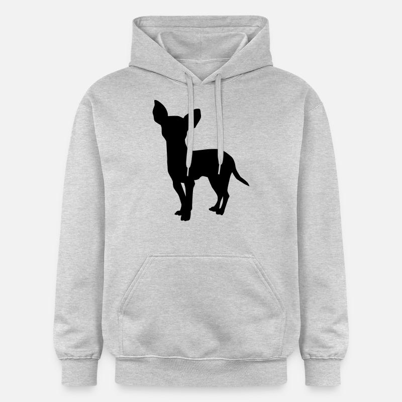 Chihuahua - Sweat à capuche Softstyle® Gildan Unisexe - gris clair chiné