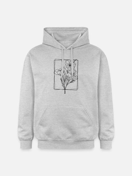 Flowers bloom - Gildan Unisex Softstyle® Midweight Hoodie - light heather grey
