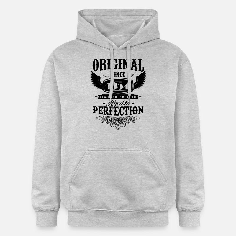 Perfection 1954 -70e anniversaire,Original - Sweat à capuche Softstyle® Gildan Unisexe - gris clair chiné