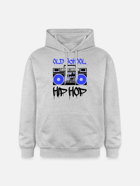 Ghetto blaster old school - Gildan Unisex Softstyle® Midweight Hoodie - light heather grey