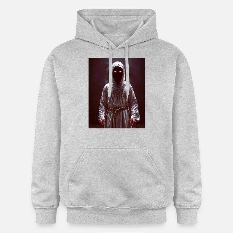 Noppera-bō Geist, der regungslos dasteht, - Gildan Unisex Softstyle® Midweight Hoodie - Hellgrau meliert
