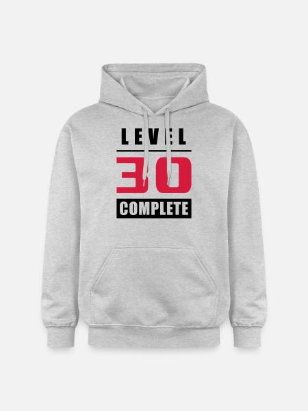 Level 30 - Complete - Gildan Unisex Softstyle® Midweight Hoodie - light heather grey
