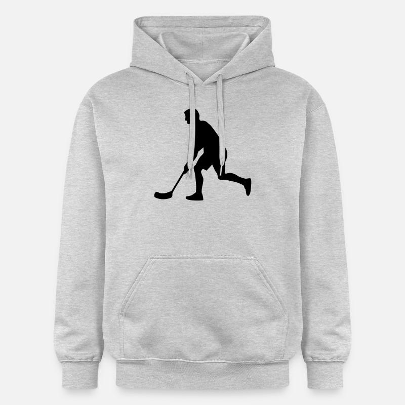 Floorball - Sweat à capuche Softstyle® Gildan Unisexe - gris clair chiné
