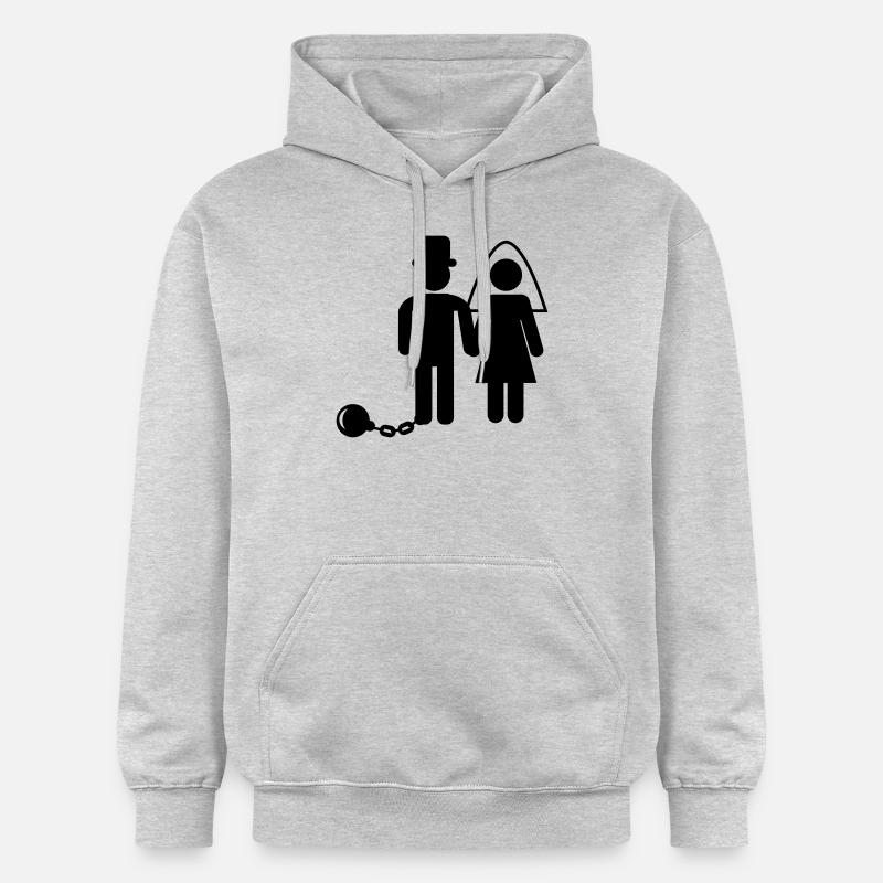 ehepaar - Sweat à capuche Softstyle® Gildan Unisexe - gris clair chiné