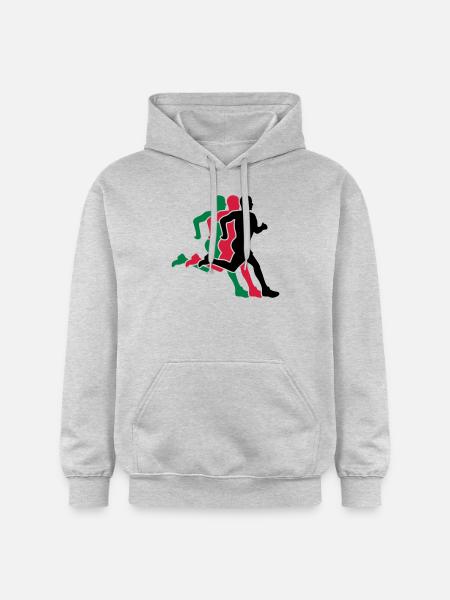 running - Gildan Unisex Softstyle® Midweight Hoodie - light heather grey