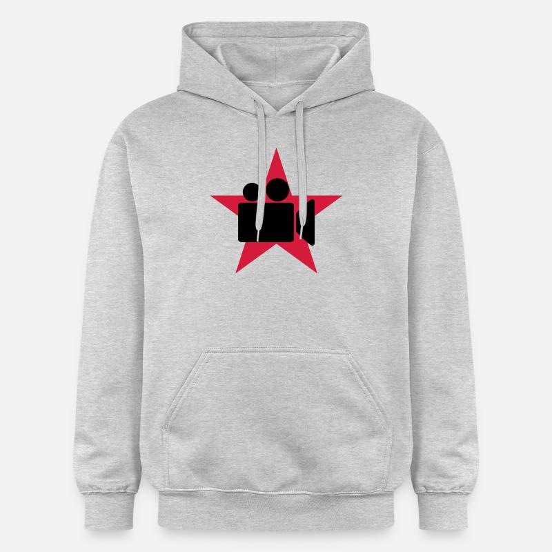 Cameraman / Camera / Video / Cadreur - Sweat à capuche Softstyle® Gildan Unisexe - gris clair chiné