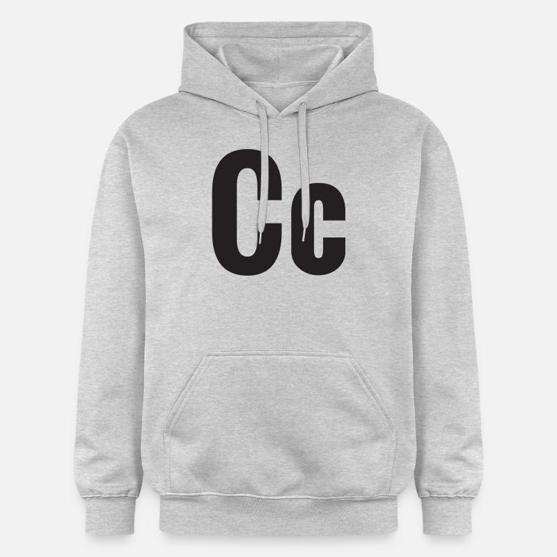 Point (C) - Sweat à capuche Softstyle® Gildan Unisexe - gris clair chiné