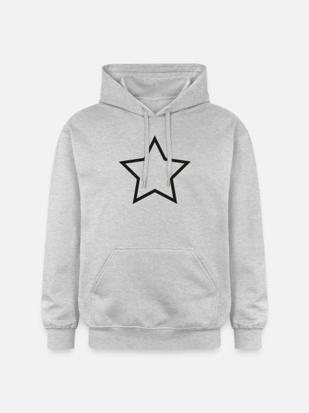 stern - Gildan Unisex Softstyle® Midweight Hoodie - Hellgrau meliert